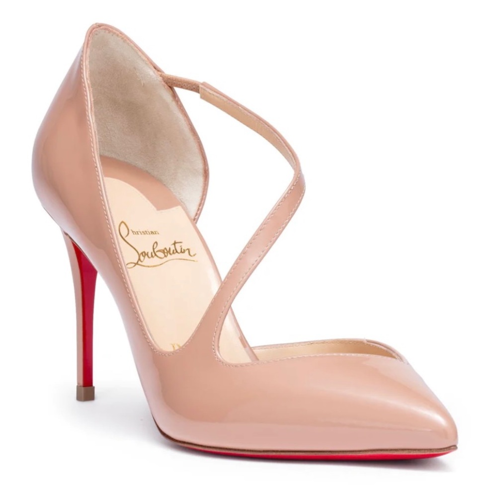 Christian Louboutin Nude Heels with Red Soles